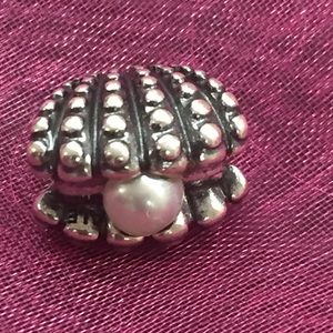 Pandora Shell Charm with Pearl (retired)